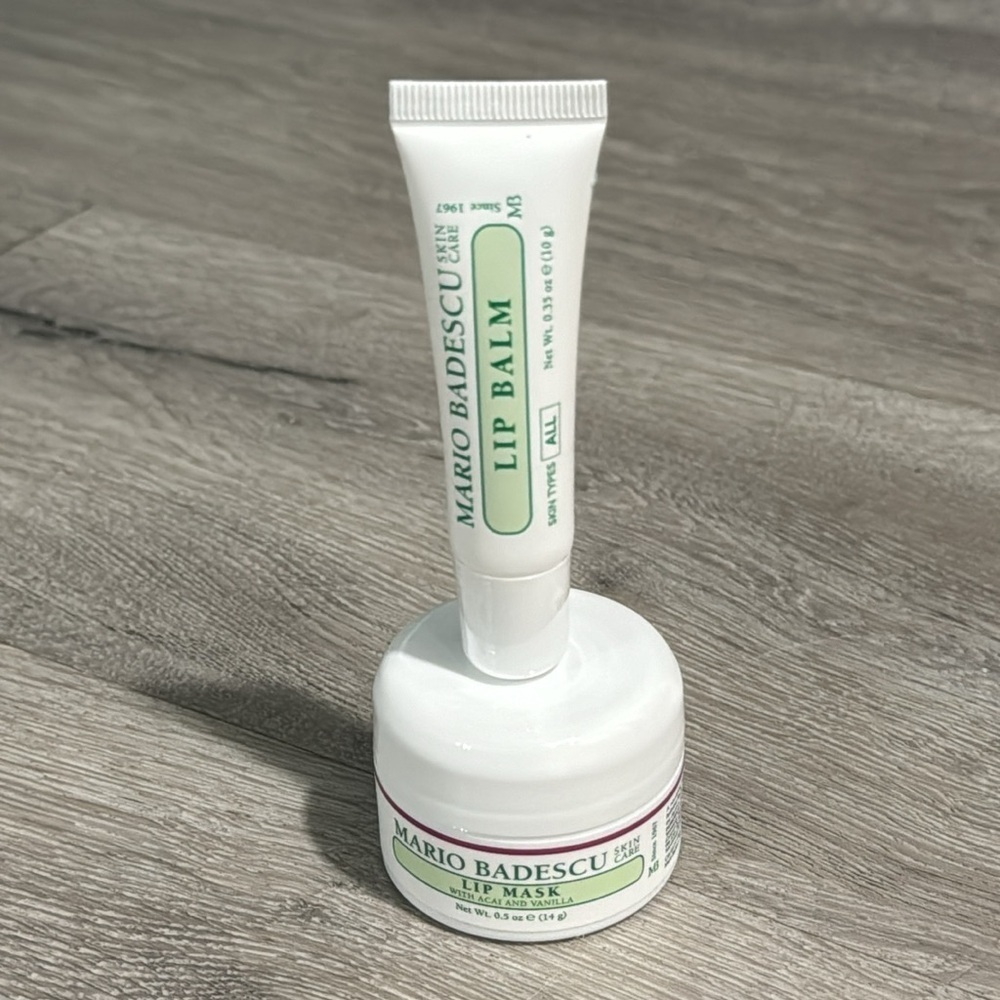 Mario Badescu Lip Care Duo Lip Mask Lip Balm Set New